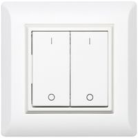 AP-RF-Taster ALADIN EnOcean kallysto.line, 2-fach, weiss, I/0