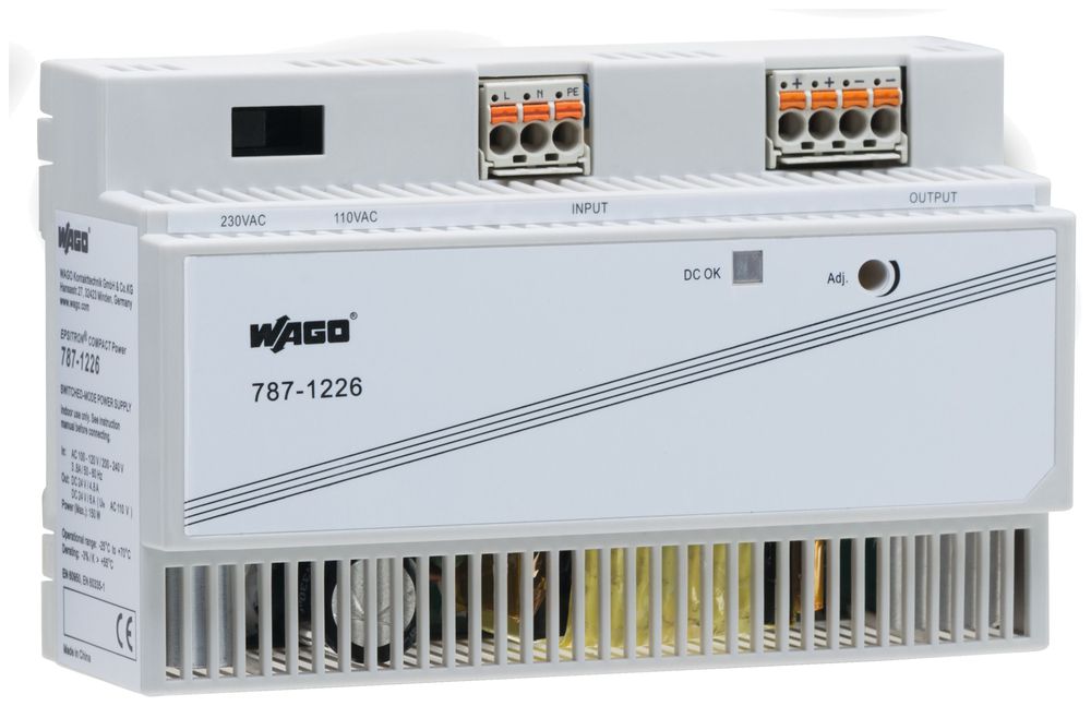 Alimentation AMD WAGO EPSITRON COMPACT, monophasé, 24VDC, 6A