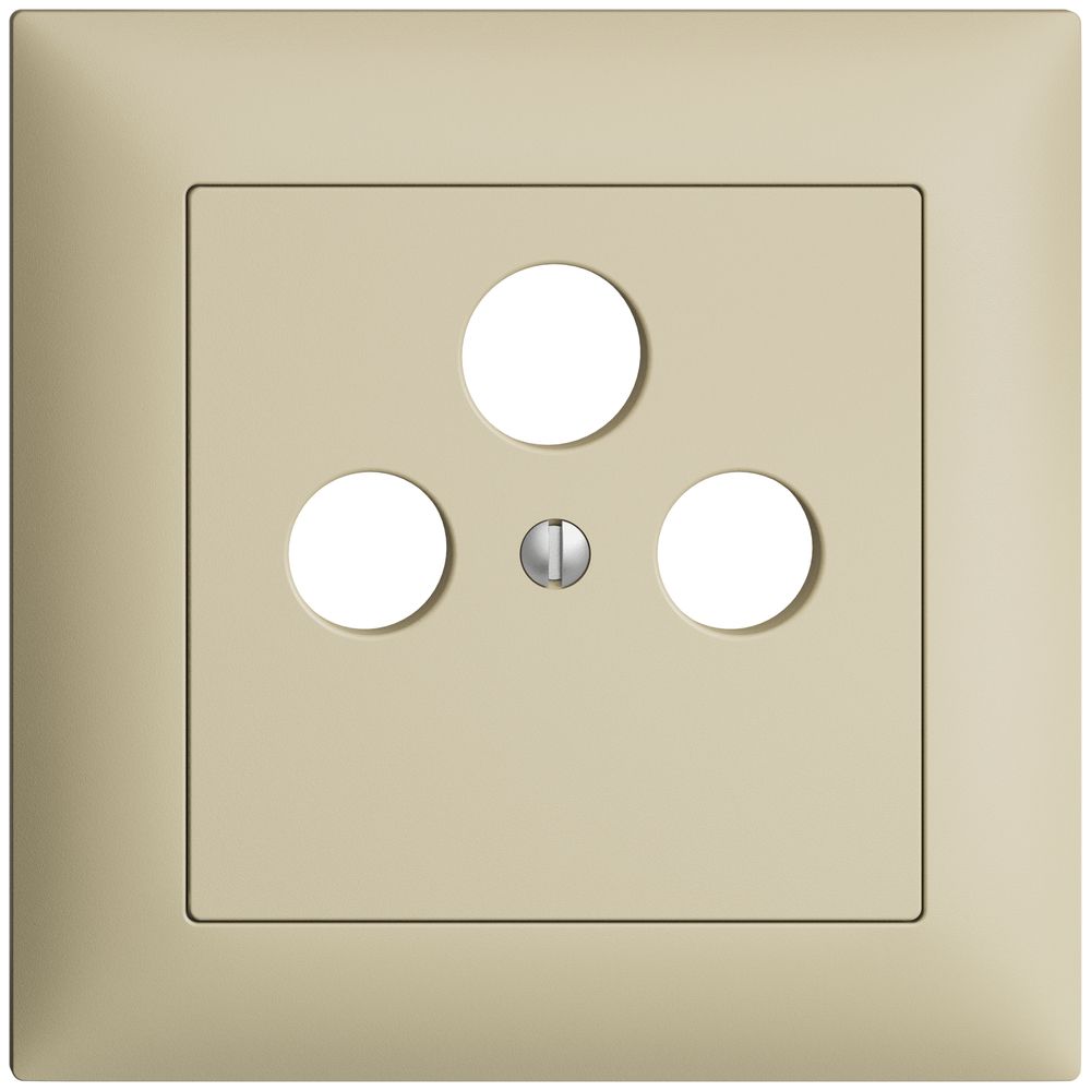 UP-Frontset EDIZIOdue vanille 88×88mm