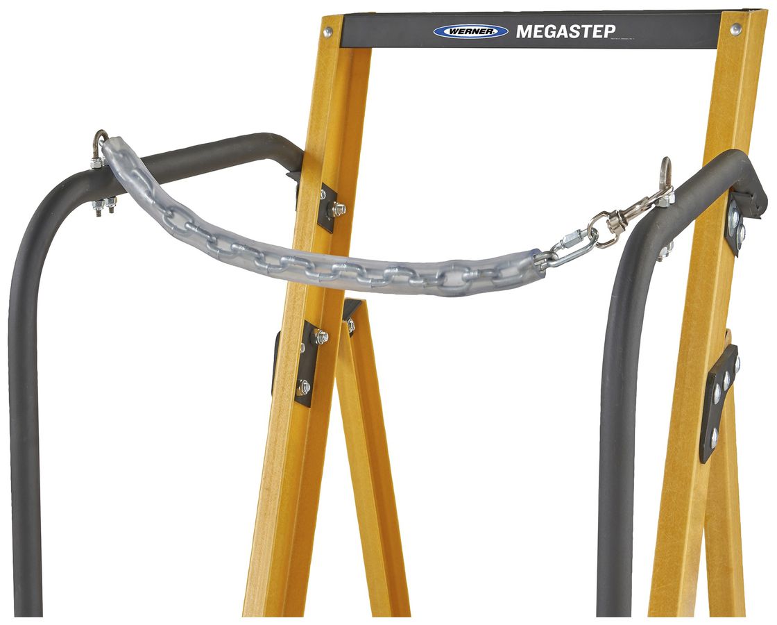 Échelle à plateforme Plica MEGASTEP 8 échelons 3.2m 370×568mm PRV EN131 20kg