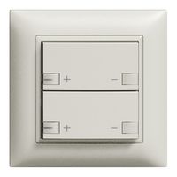 UP-Dimmer ZEP 2K/2T Zentral-Nebenstelle LED EDIZIOdue hellgrau