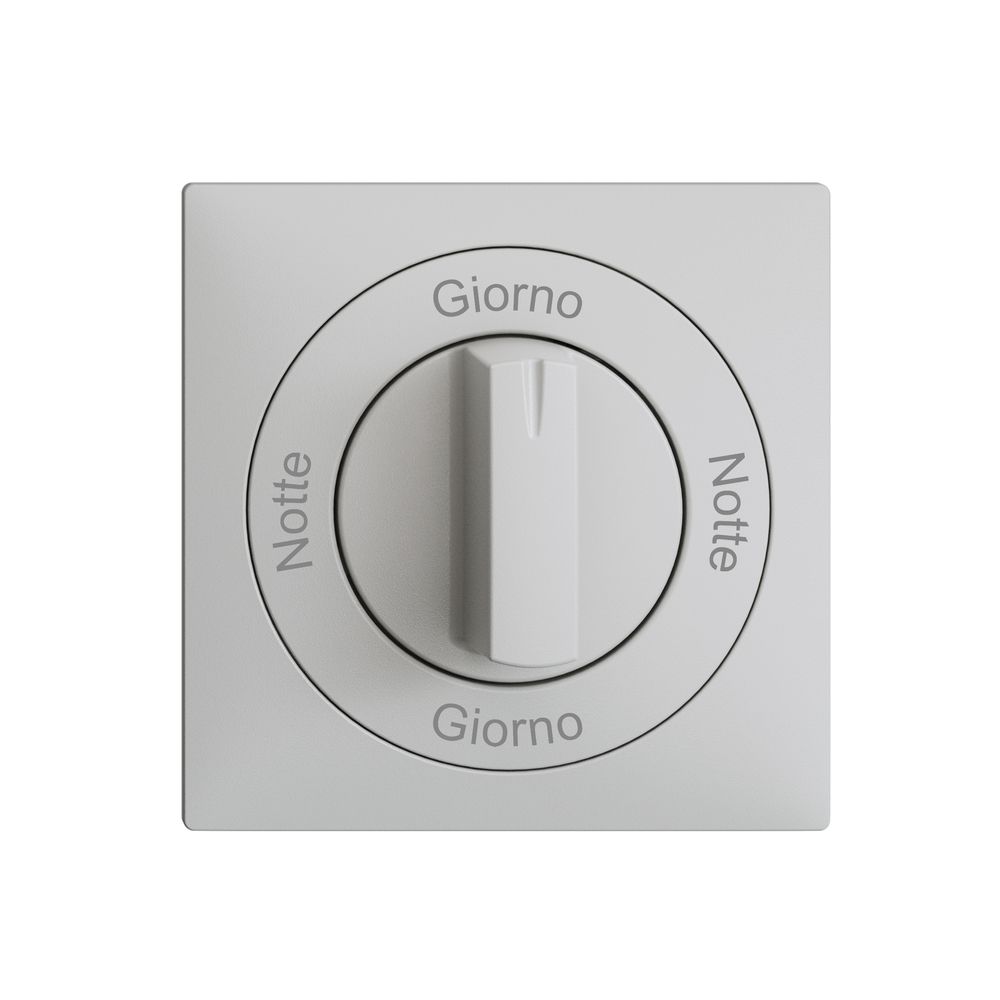 Frontset Notte-Giorno-Notte-Giorno EDIZIOdue 60×60mm hellgrau