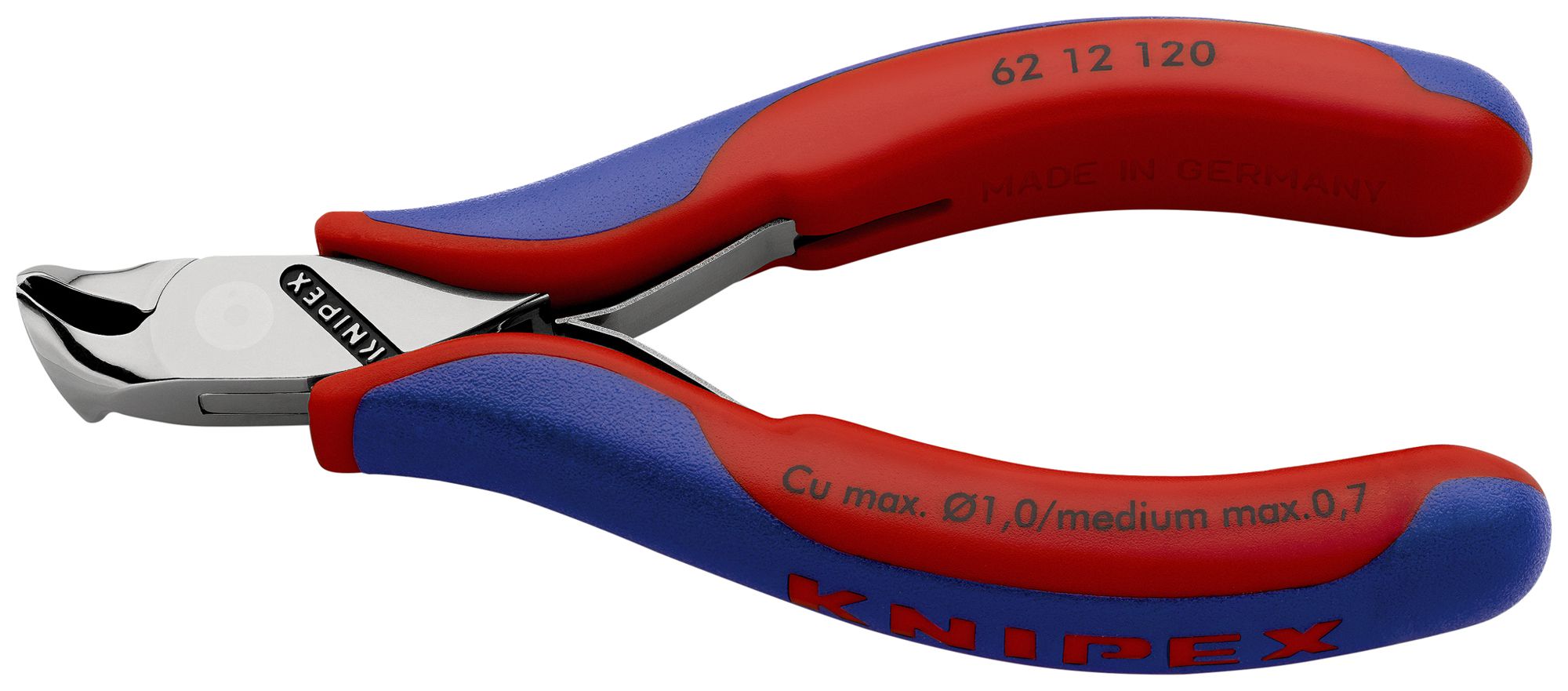 Elektroniker-Schrägschneider KNIPEX 120mm 15°