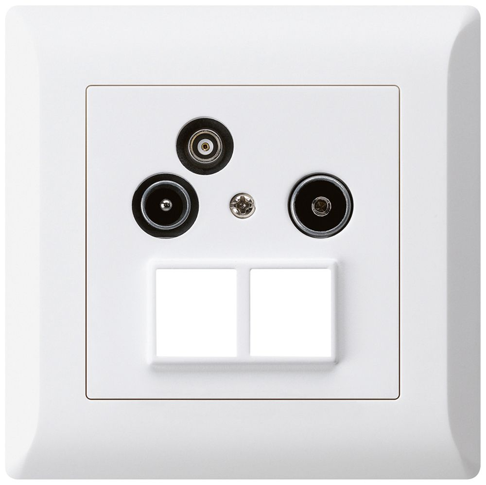 UP-Antennendose R/TV-Daten HMS kallysto.line 19dB weiss