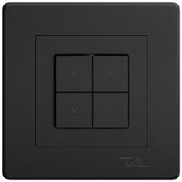 UP-Storentaster EDIZIO.liv SNAPFIX® 10A 250V 4 Tasten 2 Kanäle sz