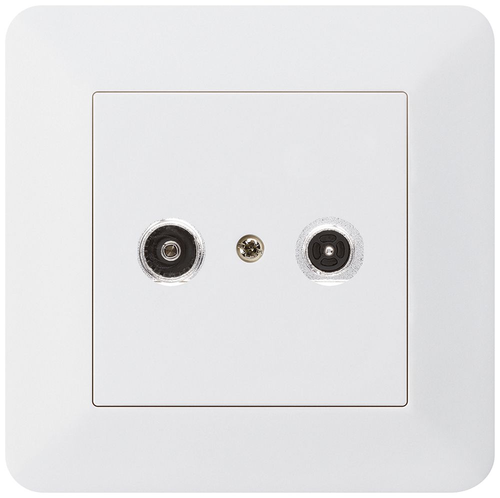 Prise antenne ENC kallysto.trend R/TV 4dB 2GHz blanc