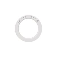 Kennscheibe NEVO, f.Drehschalter, Auf-> <-Zu, weiss