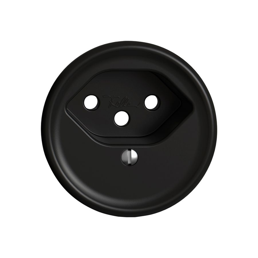 Frontscheibe Feller 1×T13 Ø53mm schwarz