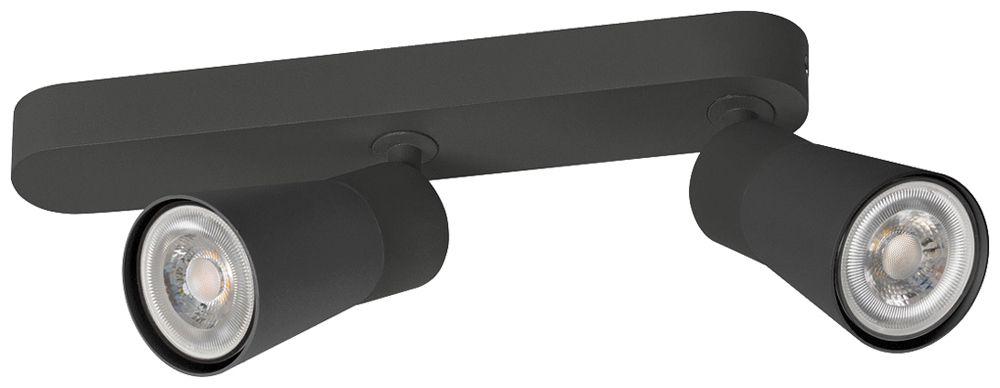 Spot SLV PURI 2.0 Cone CW GU10 2×6W REG 258×42×138mm nero