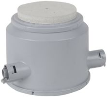 EB-Gehäuse AWAG Ø160×133mm mit Mineralfaserplatte 2×M20/25 für Ex-Leuchten