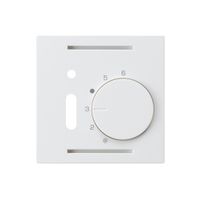 UP-Frontset kallysto weiss für Raumthermostat mit Schalter