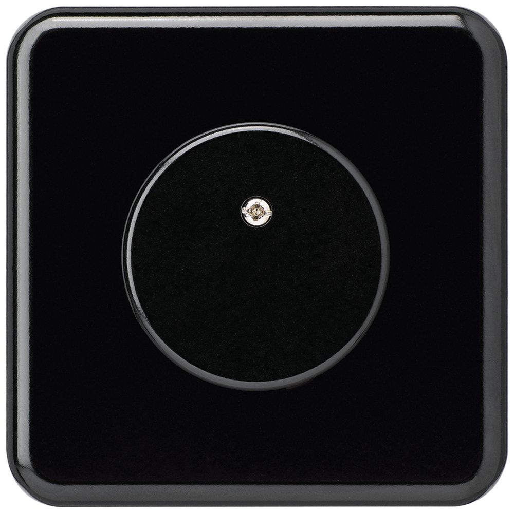 UP-Blindabdeckung basico Ø43mm schwarz