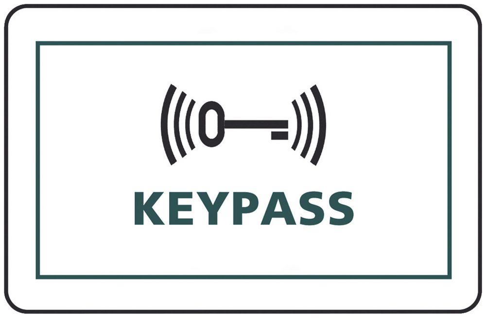 Transpondeur Card Hager blanc, 3 pièces