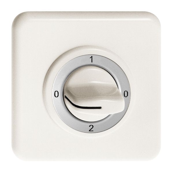 UP-Frontset FH 0-1-0-2 weiss für Drehschalter