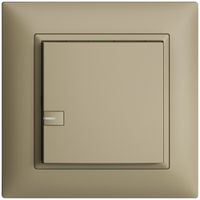 Pulsante univ. INC 1×1t mors. innest. EDIZIOdue sand con LED