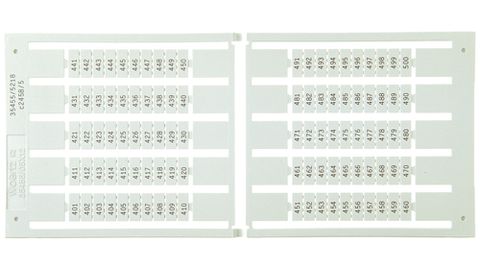 Bezeichnungsschilder, 8×12 mm