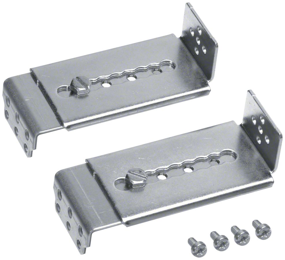 Manico di montaggio Hager univers N per guida DIN abbassamento max.145mm 2 pezzi