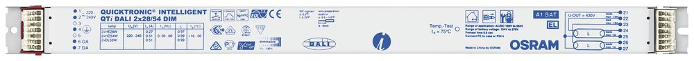EVG Osram QTI DALI 1×21/39 DIM 220…240V