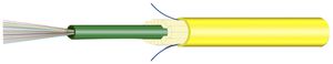 Kabel FO Universal H-LINE Dca 6×E9/125 Ø7.5mm 3000N gelb