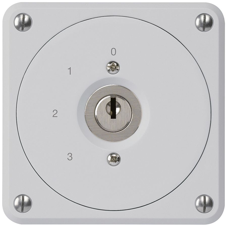 Interrupteur à clé ENC robusto sans clapet 5/1P gris pour combinaison