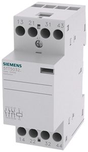 REG-Schütz Siemens SENTRON INSTA 5TT5 220…230V AC/DC 2NO 2NC 25A 400V 2TE