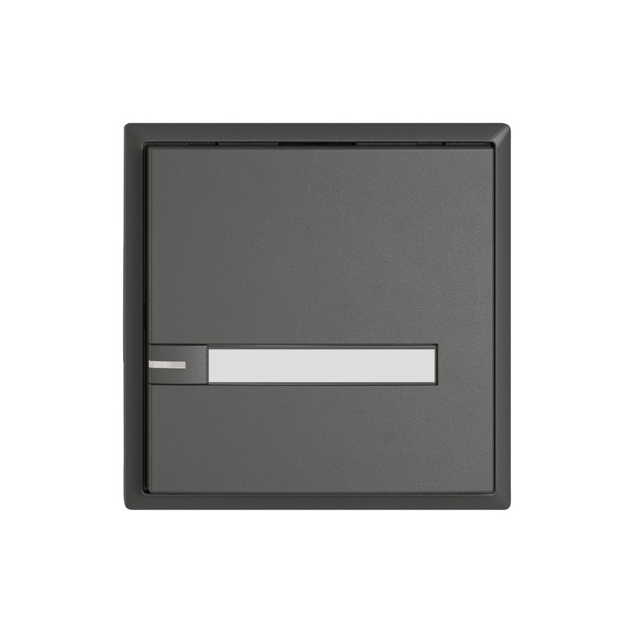 Pulsante universale EDIZIO.liv UNI SNAPFIX® 5…48V c.LED 1× com.1T targ.grs