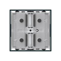 Pulsante KNX KAL p.2×tasti 4×punti azionamento LED nero