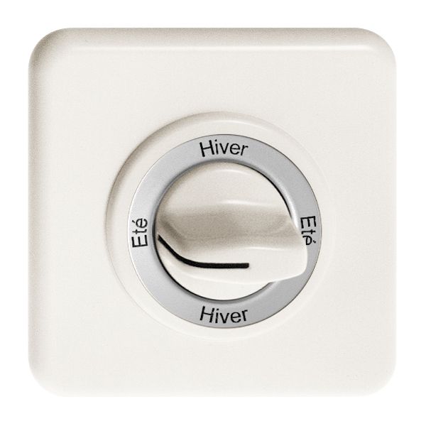 Kit front. Eté-Hiver-Eté-Hiver per interr.rotativo bianco