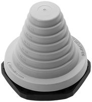 Kabeleinführungstülle Hager HAK 83×83×1mm Gummi 23…55mm