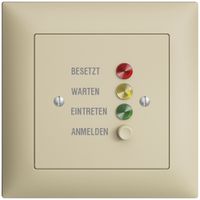 Station de porte ENC EDIZIOdue pour signaux d'appel, vanille