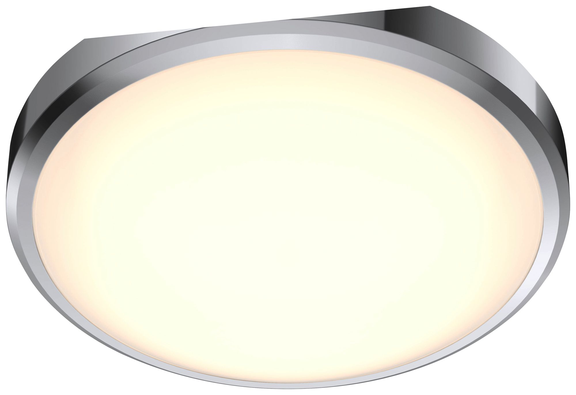 LED-Deckenleuchte Philips Doris 17W 1500lm 2700K IP44 Ø313mm Chrom