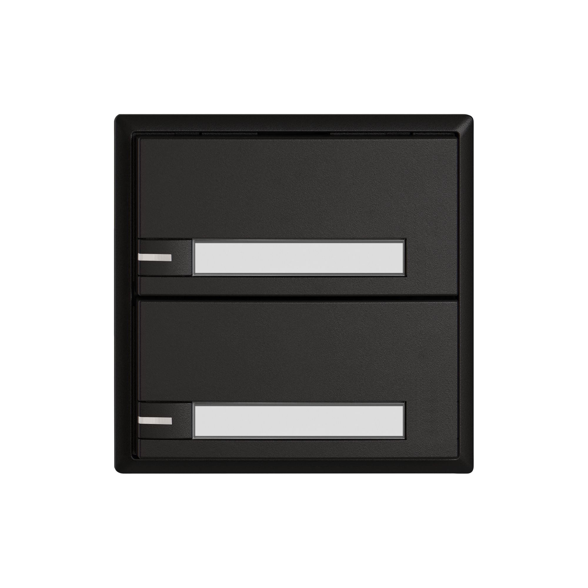 Poussoir universel EDIZIO.liv UNI SNAPFIX® 12…48V a.LED 2× comm.1T étiqu.no