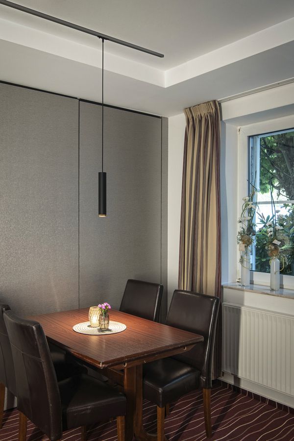 Pendelleuchte SLV GRIP L AD1PH GU10 1×6W DIM Ø57mm schwarz