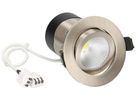 EB-LED-Spot maxLUCE DISC 230 7W 650lm 3000K IP44 MB DIM Ø68…72mm Nickel 36°