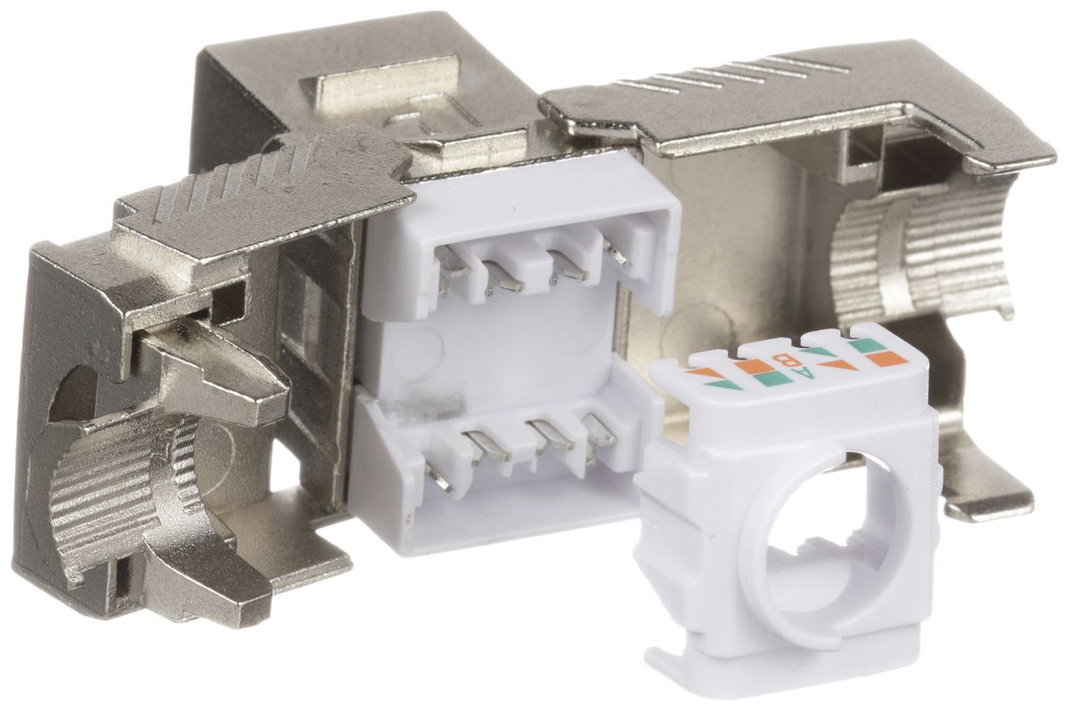 Anschlussmodul Panduit Keystone RJ45 Kat.6A abgeschirmt