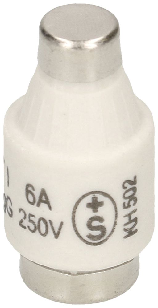 Fusible D MH DT-I 6A vert 250V retardé 10kA gG Ø35×16mm 5 pièces