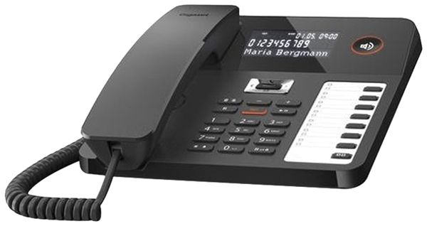 Schnurtelefon Gigaset DESK 800 A CLIP schwarz