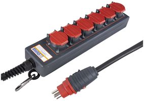 Steckdosenleiste Steffen PROFESSIONAL 6×T25 5m schwarz