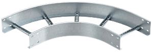 Bogen 90° horizontal Bettermann 110×400mm für Kabelleiter bandverzinkt