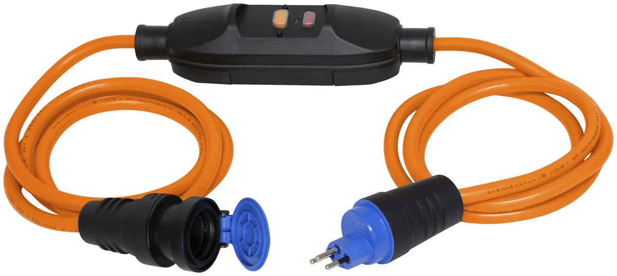 Câble de rallonge Brennenstuhl T12/13 N07V3V3-F 3×1.5mm² 10A 3m IP55 orange