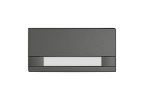 Pulsante 1/2 EDIZIO.liv KNX e UNI c.SNAPFIX® s.LED c.targhetta com.2T grs