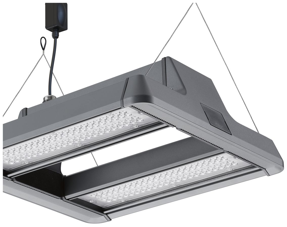 LED-Hallenstrahler Sylvania Sylbay 57W 9100lm 840 IP65 75° DIM 410×386