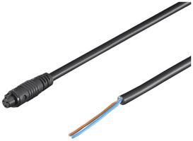 Anschlusskabel Rittal SZ 4315.800 Stecker 2P/freies Leitungsende 3m PVC schwarz