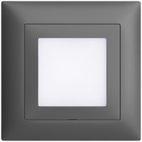 Kit frontale INC EDIZIOdue grigio scuro 88×88mm per lampada LED