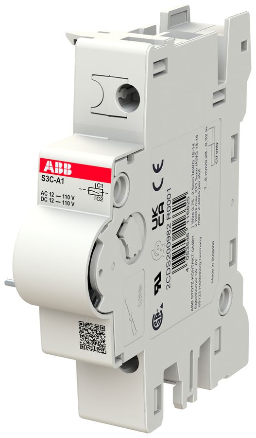 Arbeitsstromauslöser ABB pro M compact S3C-A1 12…110V 1TE rechts