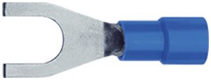 Cosse à sertir forme fourche Ferratec M4 isolé PC 1.5…2.5mm² bleu 100 pièces