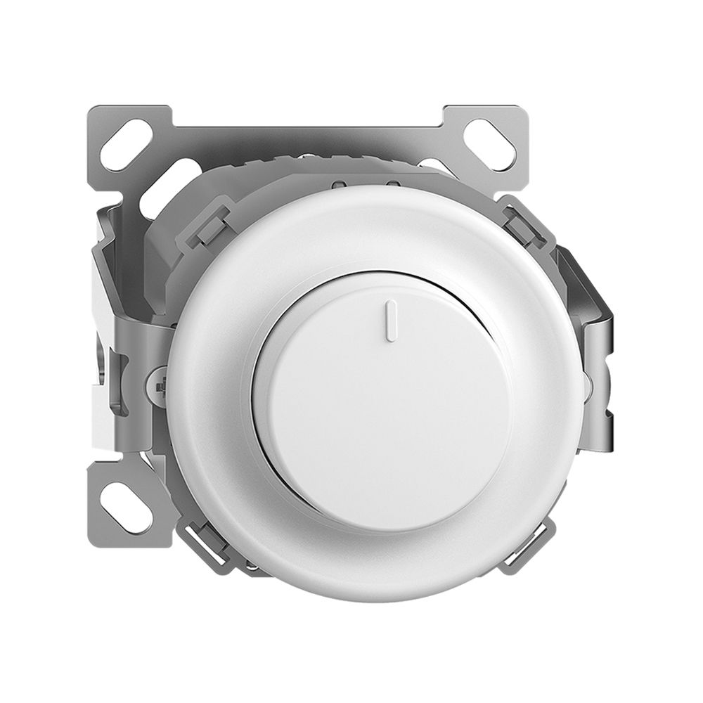 AP-Drehdimmer STANDARDdue 40…600W/VA Phasenanschnitt weiss