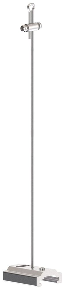 Sospensione ad asta Sylvania OneTrack KIT0 alluminio/acciaio Ø1.5×5000mm argento