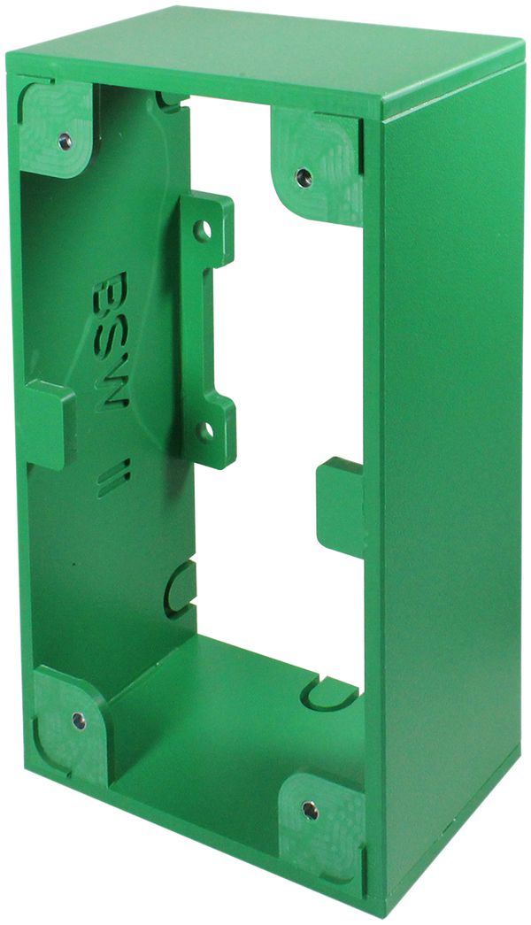 Quadro AP BSW APR2-G55,  per EDIZIOdue 2×1, 88×88×55mm, verde