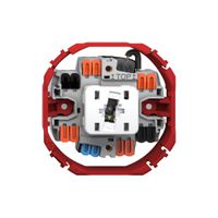 Leuchtdruckschalter Feller SNAPFIX® 3/2L Frontlinse KS gelb